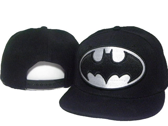 Batman Black Snapback Hat DD 0512
